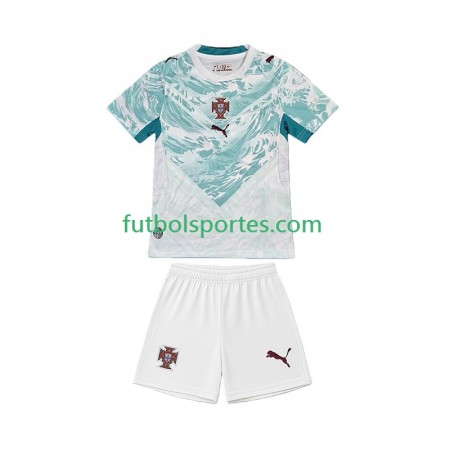 Camiseta Portugal Niño Segunda Equipación Copa Mundo 2026